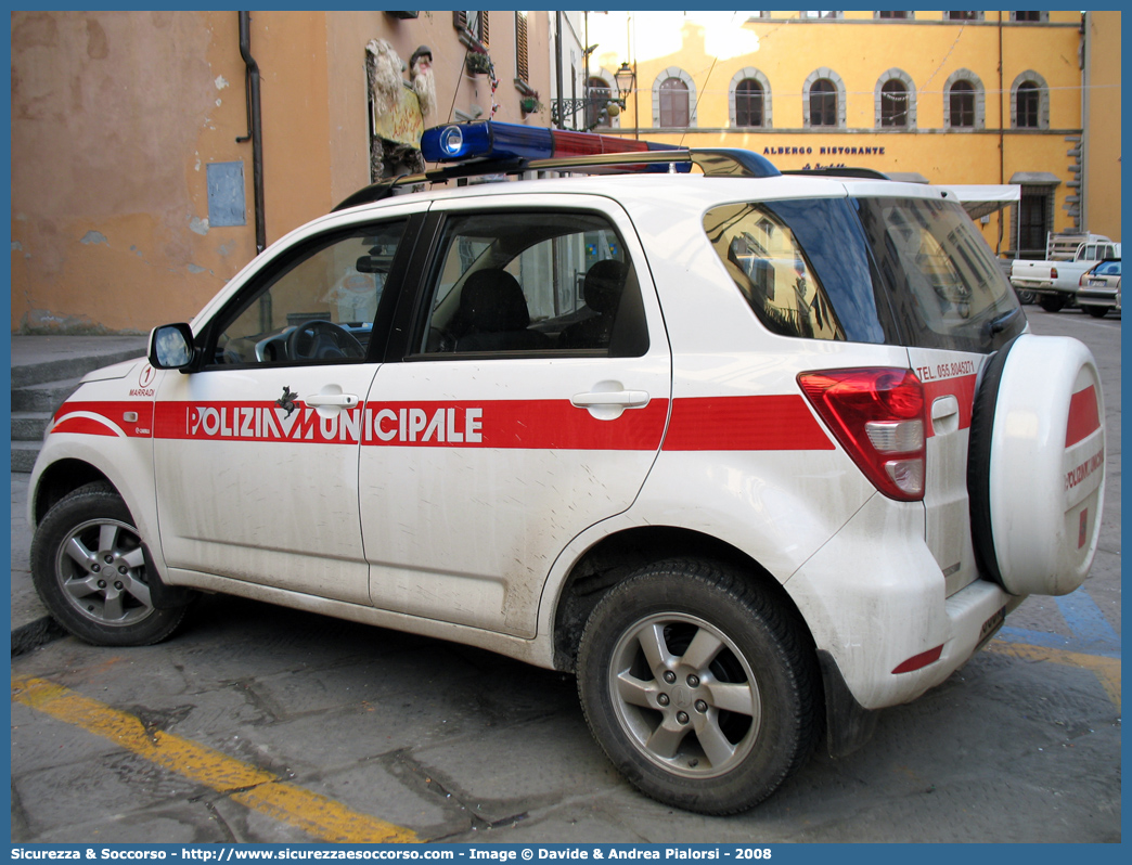 Polizia Locale YA914AA
Polizia Municipale
Comune di Marradi
Daihatsu Terios III serie
Parole chiave: Polizia;Locale;Municipale;Marradi;Daihatsu;Terios;YA914AA