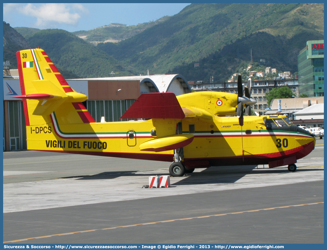 30 / I-DPCS
Corpo Nazionale Vigili del Fuoco
Nucleo Elicotteri
Canadair/Bombardier Aerospace CL415
Parole chiave: VF;VVF;V.F.;V.V.F.;Vigili;Fuoco;Corpo;Nazionale;Nucleo;Elicotteri;Canadair;Bombardier;Aerospace;CL415;30;I-DPCS