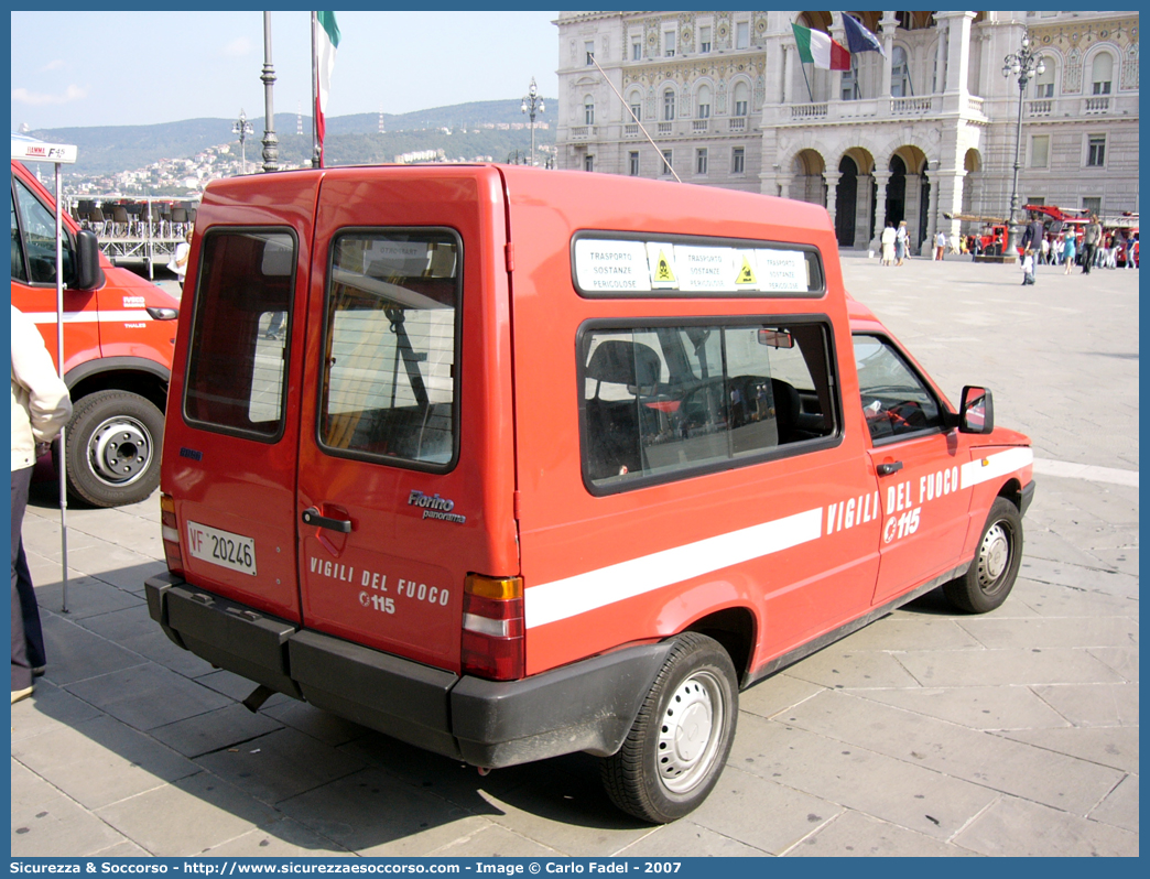 VF 20246
Corpo Nazionale Vigili del Fuoco
Nucleo N.B.C.R.
Fiat Fiorino II serie
Parole chiave: Corpo;Nazionale;Vigili del Fuoco;Vigili;Fuoco;Fiat;Fiorino;NBCR;N.B.C.R.;Nucleare;Batteriologico;Chimico;Radiologico;Radiometrico;Radiometria;Radioattività;Radioattivita