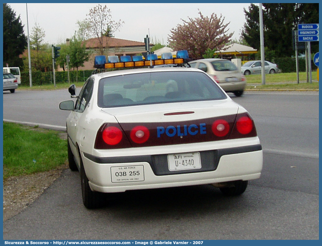 -
Allied Force in Italy
Military Police
Chevrolet Impala VIII serie
Parole chiave: AFI;A.F.I.;Allied Force;Italy;USAF;U.S.A.F.;Air Force;Military;Police;Chevrolet;Impala VIII serie