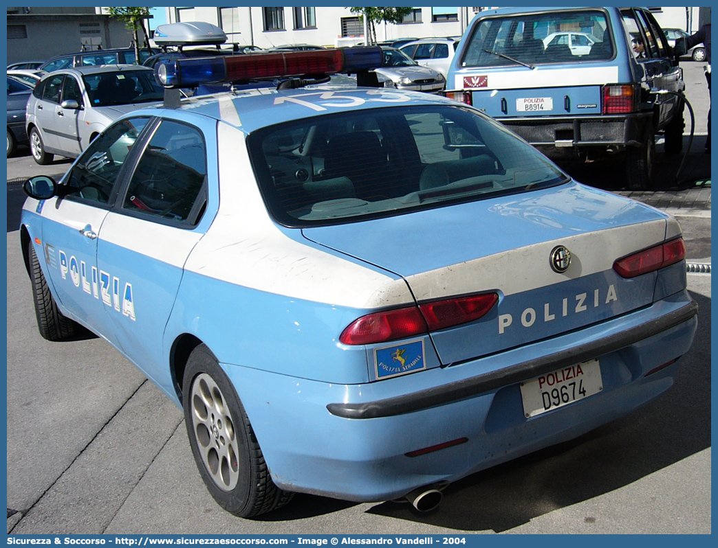 Polizia D9674
Polizia di Stato
Polizia Stradale
Autostrada Bs/Vr/Vi/Pd S.p.A.
Alfa Romeo 156 I serie
Parole chiave: D9674;Polizia di Stato;Polizia Stradale;Autostrada Bs/Vr/Vi/Pd S.p.A.;Alfa Romeo 156 I serie