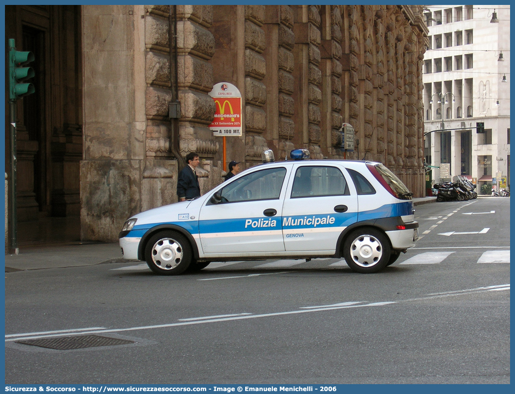 -
Polizia Municipale
Comune di Genova
Opel Corsa III serie restyling
Parole chiave: Polizia;Locale;Municipale;Genova;Opel;Corsa