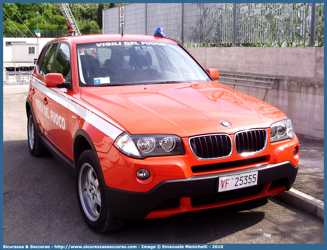 VF 25355
Corpo Nazionale Vigili del Fuoco
Bmw X3 I serie restyling
Parole chiave: VVF;V.V.F.;Corpo;Nazionale;Vigili del Fuoco;Vigili;Fuoco;Bmw;X3;25355