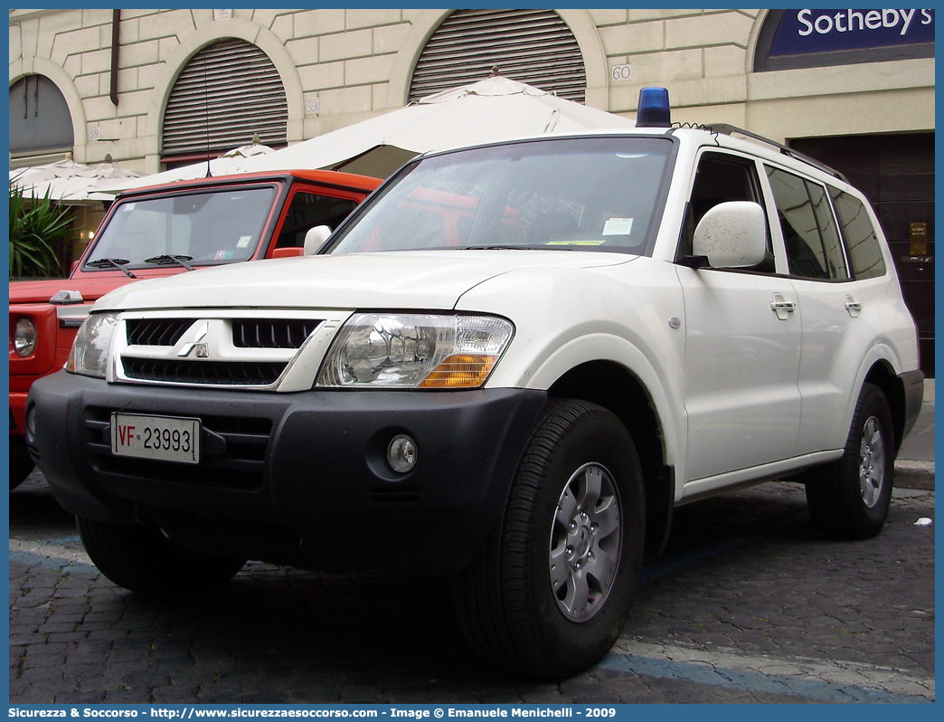 VF 23993
Corpo Nazionale Vigili del Fuoco
Mitsubishi Pajero LWB III serie restyling
Parole chiave: VF;VVF;V.F.;V.V.F.;Corpo;Nazionale;Vigili del Fuoco;Vigili;Fuoco;Mitsubishi;Pajero;LWB