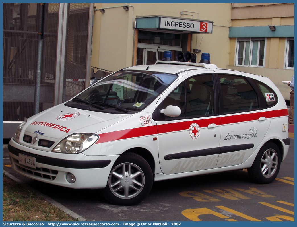 CRI A498A
Croce Rossa Italiana
Carpi
Renault Scenic I serie
Allestitore Aricar S.p.A.
Parole chiave: CRI;C.R.I.;Croce Rossa Italiana;Automedica;Auto Medica;Automedicalizzata;Auto Medicalizzata;Renault;Scenic;Carpi;A498A;Aricar