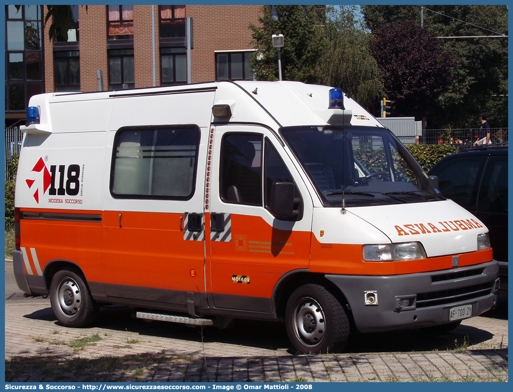 MO 1609
118 Modena Soccorso
Fiat Ducato II serie
Parole chiave: 118;Modena;Soccorso;Ambulanza;Fiat;Ducato