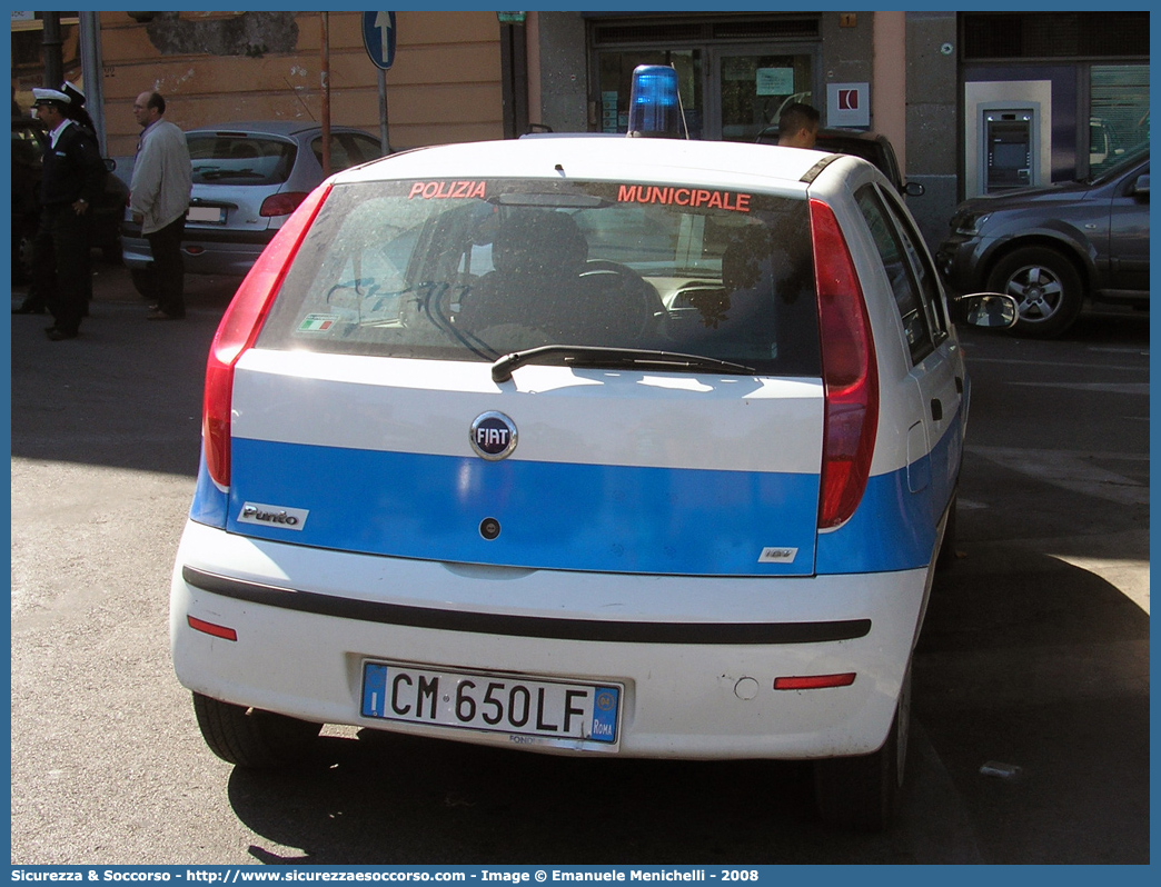 -
Polizia Municipale
Comune di Rocca di Papa
Fiat Punto III serie
Parole chiave: Polizia;Municipale;Locale;Rocca di Papa;Fiat;Punto