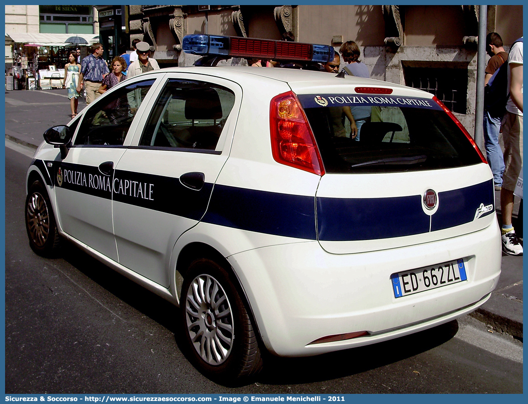 -
Polizia di Roma Capitale
Fiat Grande Punto
Parole chiave: Polizia Municipale;Polizia Locale;Roma;Roma Capitale;Fiat;Grande Punto