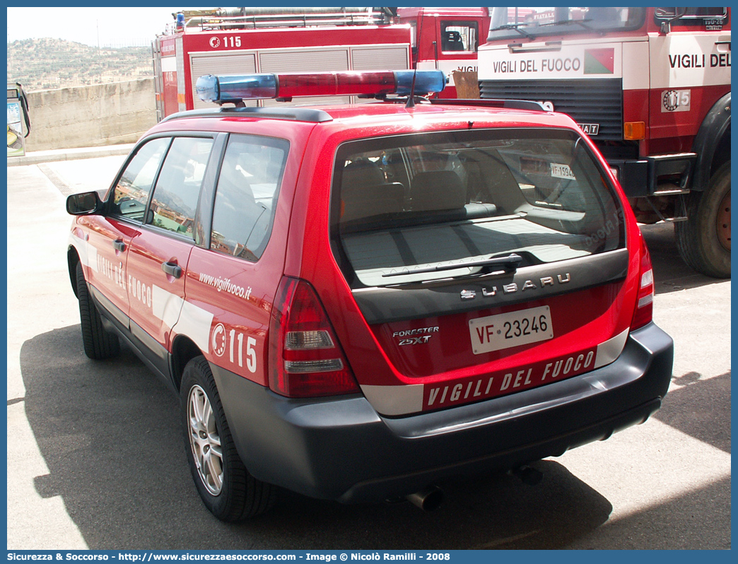 VF 23246
Corpo Nazionale Vigili del Fuoco
Subaru Forester III serie
Parole chiave: VVF;V.V.F.;Corpo;Nazionale;Vigili;del;Fuoco;Subaru;Forester