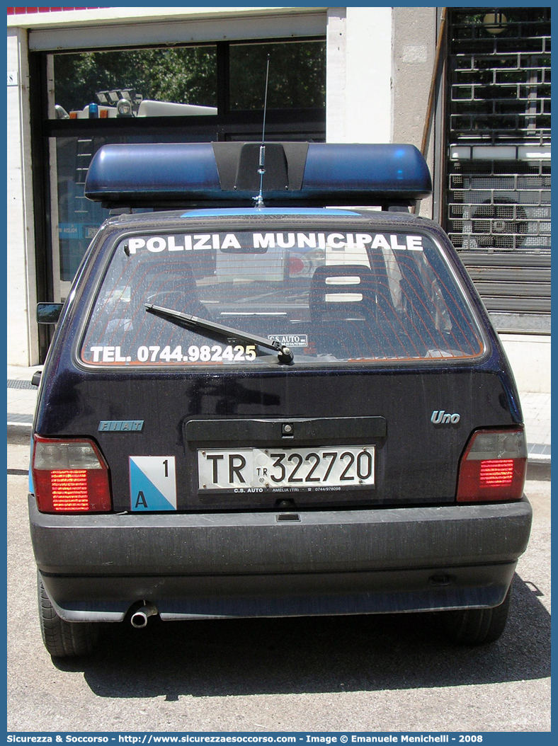 -
Polizia Municipale
Comune di Amelia
Fiat Uno II serie
Parole chiave: Polizia;Locale;Municipale;Amelia;Fiat;Uno