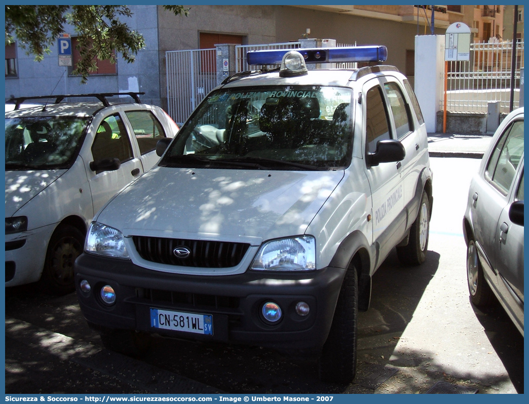 -
Polizia Provinciale
Provincia di Savona
Daihatsu Terios II serie
Parole chiave: Polizia;Locale;Provinciale;Savona;Daihatsu;Terios