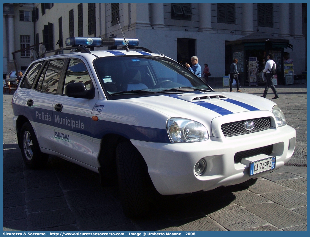 -
Polizia Municipale
Comune di Savona
Hyundai Santa Fe I serie
Parole chiave: Polizia;Locale;Municipale;Savona;Hyundai;Santa Fe