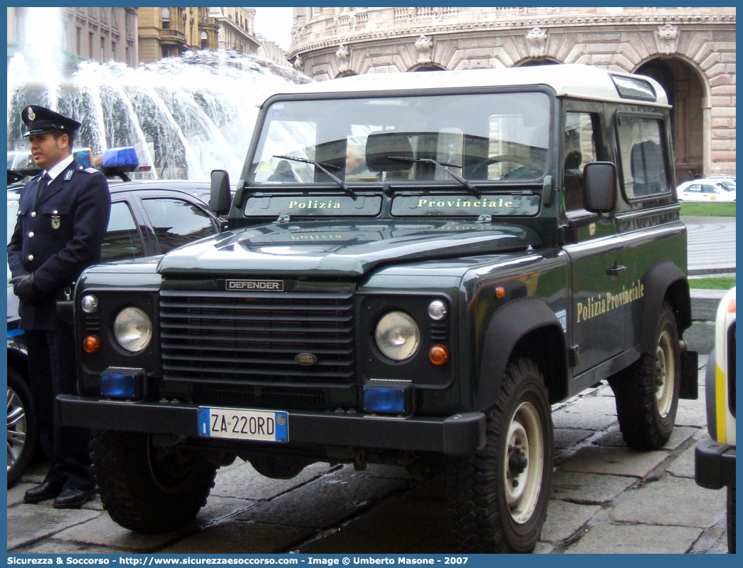 -
Polizia Provinciale
Provincia di Genova
Land Rover Defender 90
Parole chiave: Polizia;Locale;Provinciale;Genova;Land Rover;Defender;90