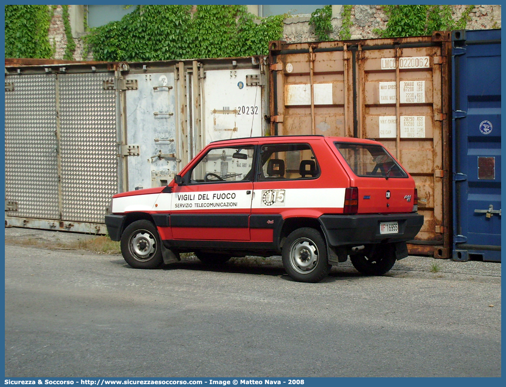 VF 16955
Corpo Nazionale Vigili del Fuoco
Nucleo Telecomunicazioni Radio
Fiat Panda 4x4 II serie
Parole chiave: Corpo;Nazionale;Vigili del Fuoco;Vigili;Fuoco;Fiat;Panda;Telecomunicazioni;Tele Comunicazioni;Radio