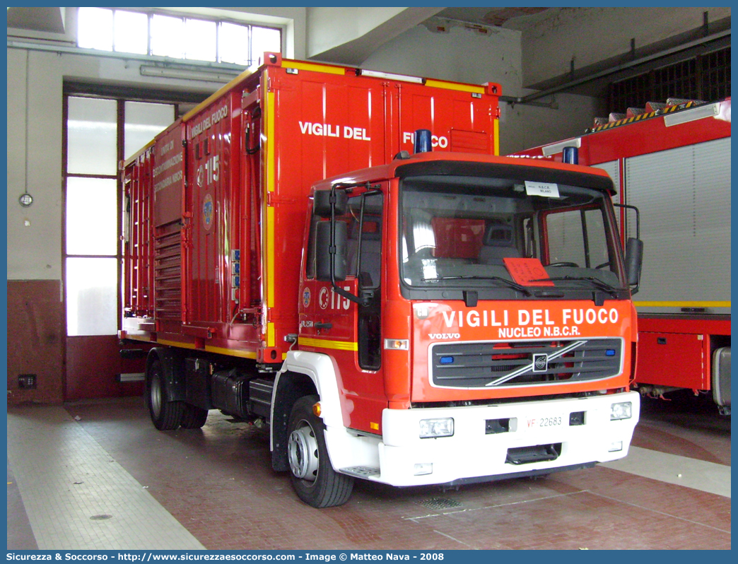 VF 22683
Corpo Nazionale Vigili del Fuoco
Nucleo N.B.C.R.
Volvo FL250
Parole chiave: Corpo;Nazionale;Vigili del Fuoco;Vigili;Fuoco;Volvo;FL250;NBCR;N.B.C.R.;Nucleare;Batteriologico;Chimico;Radiologico;Radiometrico;Radiometria;Radioattività;Radioattivita