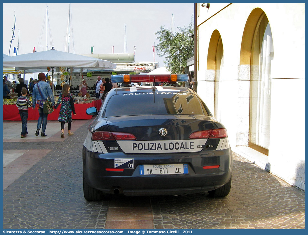 Polizia Locale YA811AC
Polizia Locale
Comune di Bardolino
Alfa Romeo 159
Parole chiave: PL;P.L.;PM;P.M.;Polizia;Locale;Municipale;Bardolino;Alfa Romeo;159