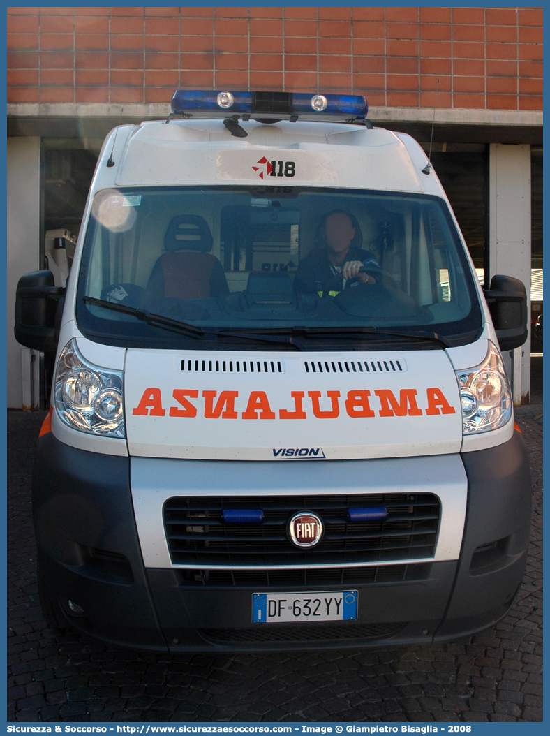 -
118 Piacenza Soccorso
Fiat Ducato III serie
Allestitore Vision S.r.l.
Parole chiave: 118;Piacenza;Soccorso;Ambulanza;Autoambulanza;Fiat;Ducato;X250;X 250;Vision