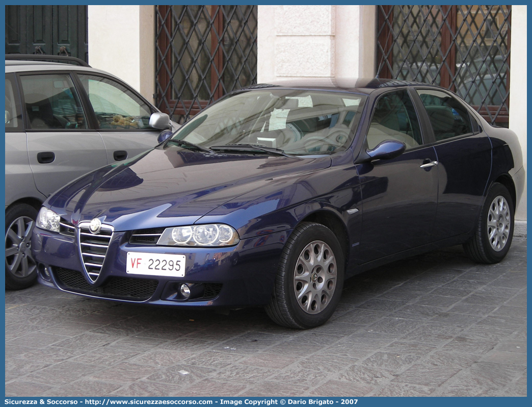 VF 22295
Corpo Nazionale Vigili del Fuoco
Alfa Romeo 156 II serie
Parole chiave: Corpo;Nazionale;Vigili del Fuoco;Vigili;Fuoco;Alfa;Romeo;156