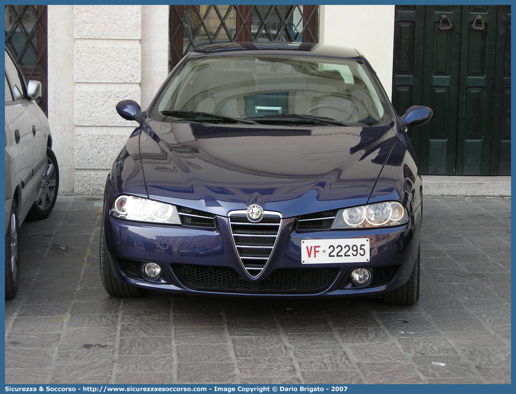 VF 22295
Corpo Nazionale Vigili del Fuoco
Alfa Romeo 156 II serie
Parole chiave: Corpo;Nazionale;Vigili del Fuoco;Vigili;Fuoco;Alfa;Romeo;156