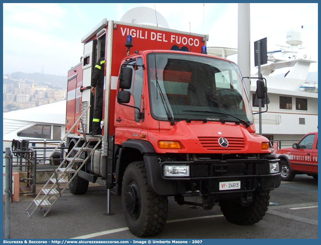 VF 24615
Corpo Nazionale Vigili del Fuoco
Nucleo Telecomunicazioni Radio
Mercedes Benz Unimog U500
Parole chiave: Corpo;Nazionale;Vigili del Fuoco;Vigili;Fuoco;Mercedes Benz;Unimog;U500;U 500;Telecomunicazioni;Tele Comunicazioni;Radio