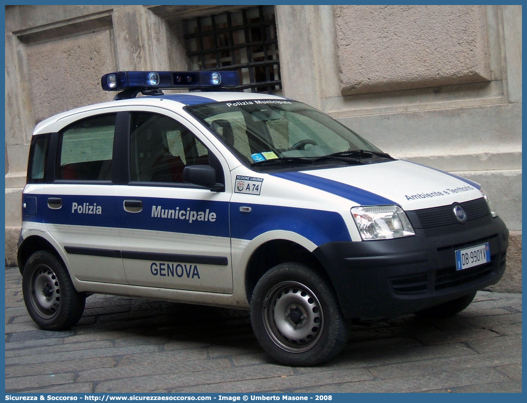 -
Polizia Municipale
Comune di Genova
Nucleo Ambiente e Territorio
Fiat Nuova Panda 4x4 I serie
Parole chiave: Polizia;Locale;Municipale;Genova;Fiat;Nuova Panda;Territorio;Ambiente