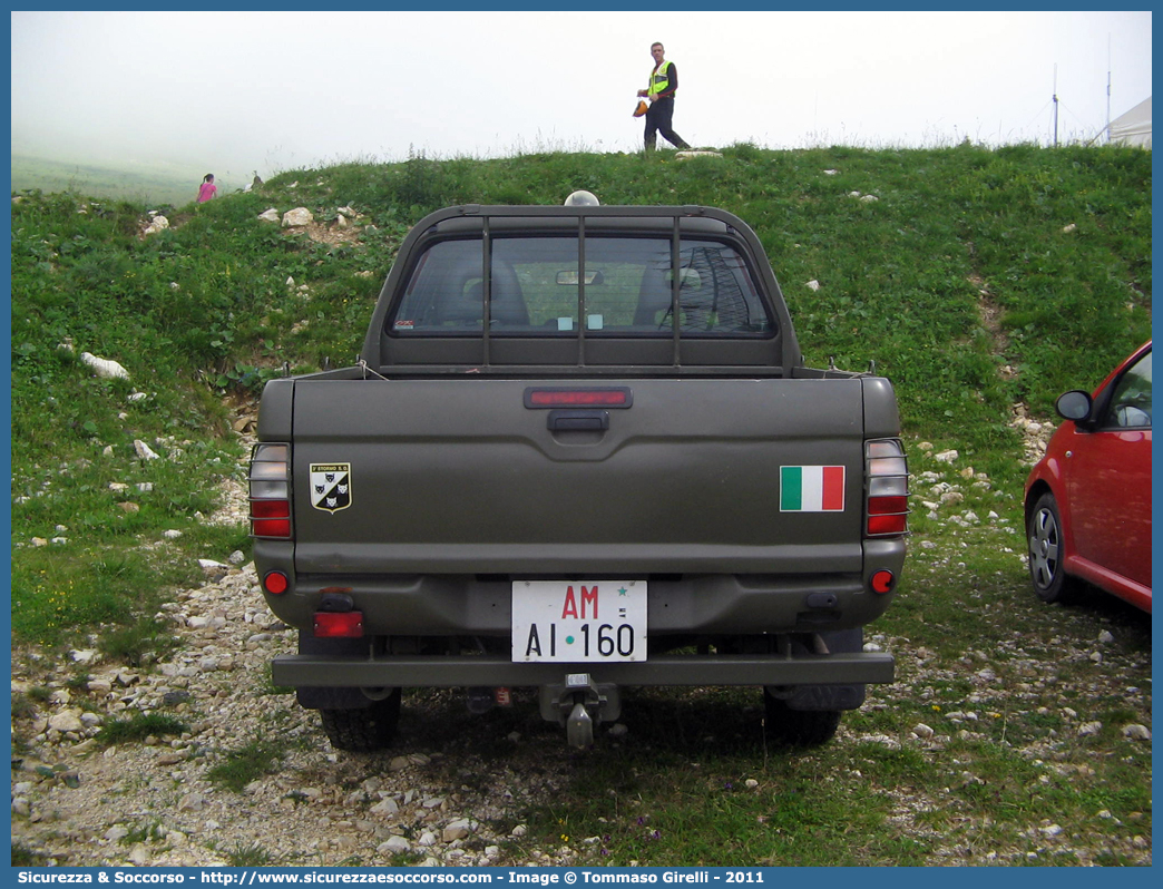 AM AI160
Aeronautica Militare Italiana
Mitsubishi L200 III serie restyling
Parole chiave: A.M.;A.M.I.;AM;AMI;Aeronautica;Militare;Italiana;Mitsubishi;L200;AI160