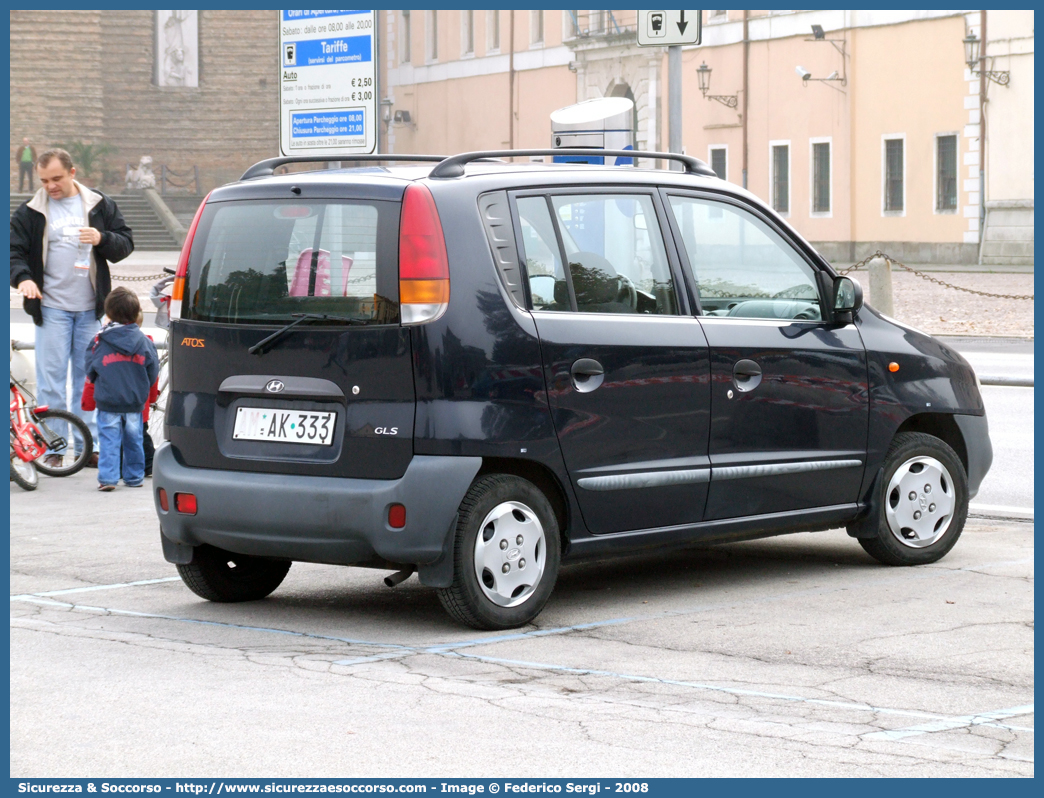 AM AK333
Aeronautica Militare Italiana
Hyundai Atos
Parole chiave: A.M.I.;AMI;Aeronautica;Militare;Italiana;Hyundai;Atos