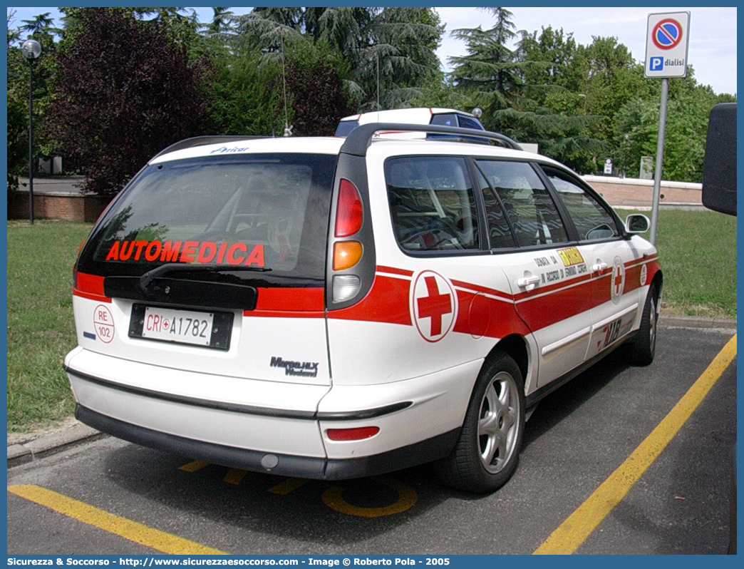 CRI A1782
Croce Rossa Italiana
Correggio
Fiat Marea Weekend
Allestitore Aricar S.p.A.
Parole chiave: CRI;C.R.I.;Croce Rossa Italiana;Automedica;Auto medica;Automedicalizzata;Auto medicalizzata;Fiat;Marea;Weekend;Correggio;A1782;Aricar