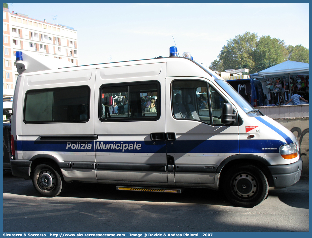 -
Polizia Municipale
Comune di Bologna
Renault Master II serie
Allestitore Bertazzoni S.r.l.
Parole chiave: Polizia;Municipale;Locale;Bologna;Renault;Master;Bertazzoni