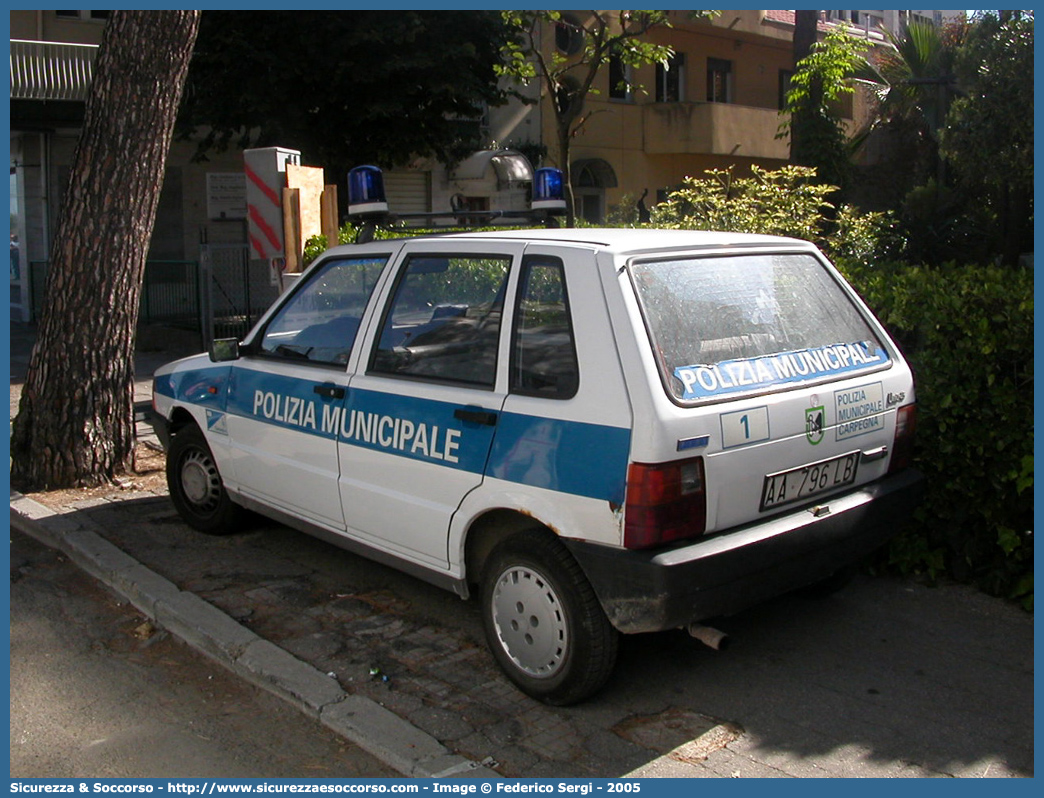 -
Polizia Municipale
Comune di Carpegna
Fiat Uno I serie
Parole chiave: Polizia;Locale;Municipale;Carpegna;Fiat;Uno