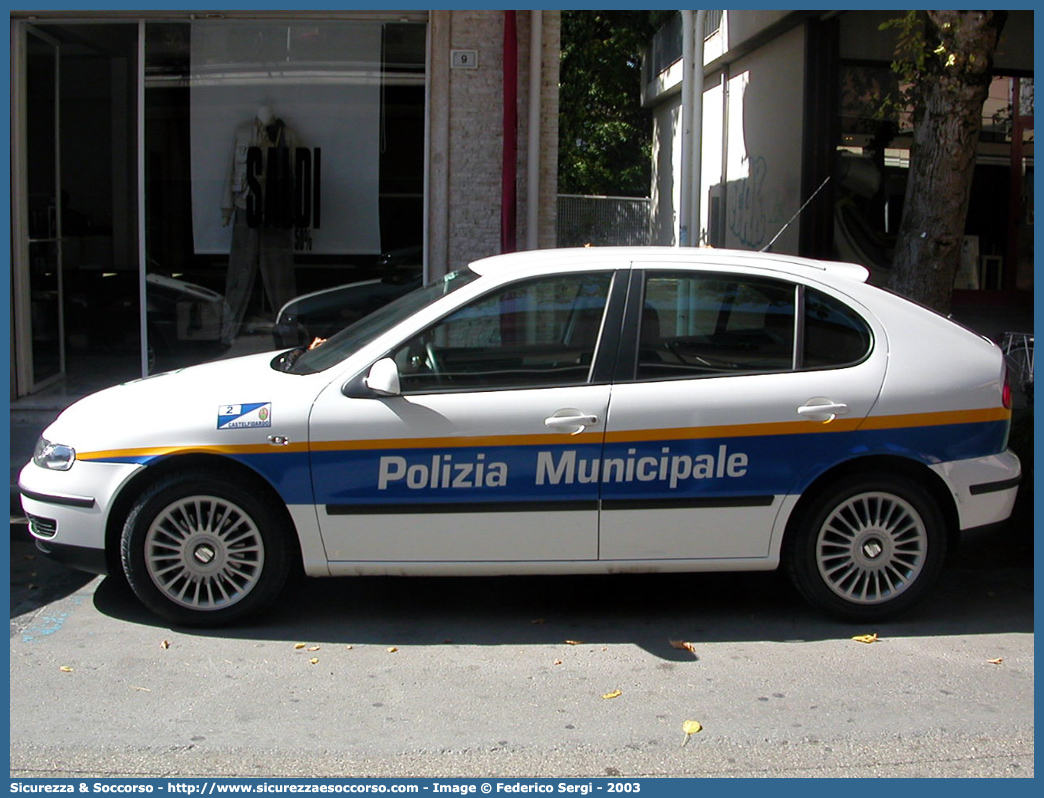 -
Polizia Municipale
Comune di Castelfidardo
Seat Leon I serie
Parole chiave: Polizia;Locale;Municipale;Castelfidardo;Seat;Leon