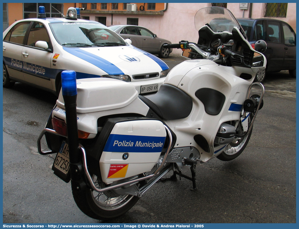 -
Polizia Municipale
Comune di Castel San Pietro Terme
Bmw R850RT I serie
Parole chiave: Polizia;Locale;Municipale;Castel San Pietro Terme;Bmw;R850RT