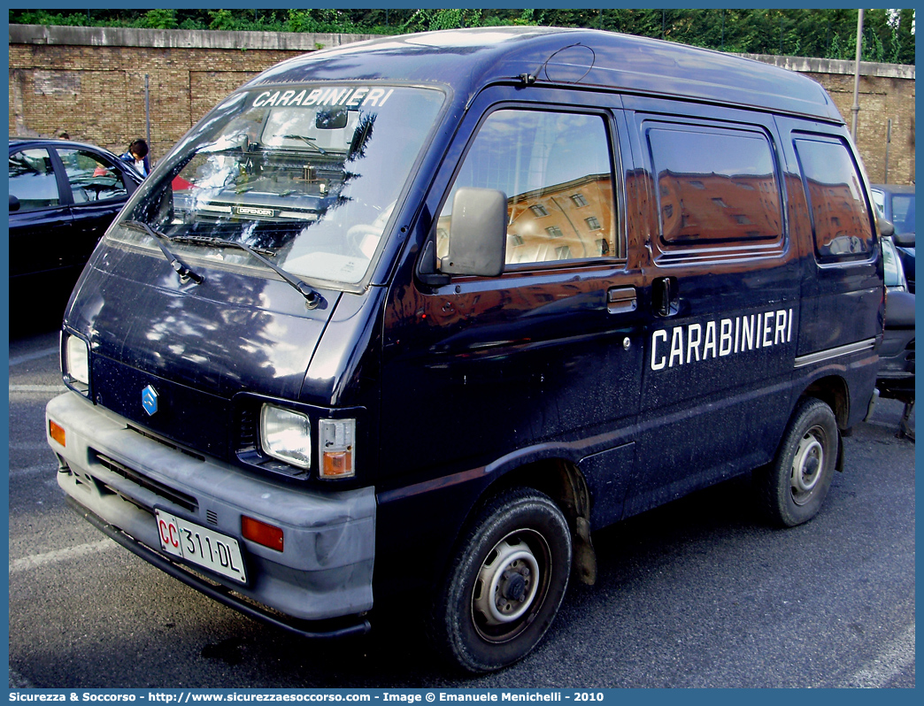 CC 311DL
Arma dei Carabinieri
Piaggio Porter I serie
Parole chiave: CC311DL;Arma dei Carabinieri;Piaggio Porter I serie