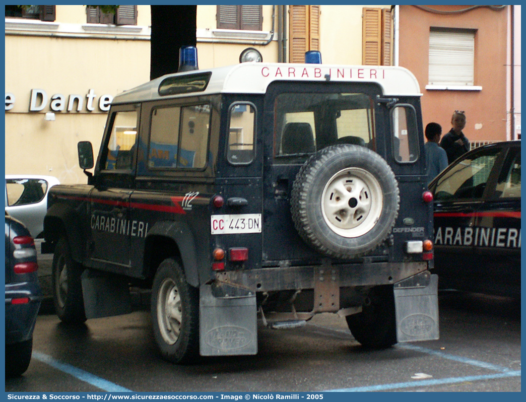 CC 443DN
Arma dei Carabinieri
Land Rover Defender 90
Parole chiave: CC443DN;Arma dei Carabinieri;Land Rover Defender 90