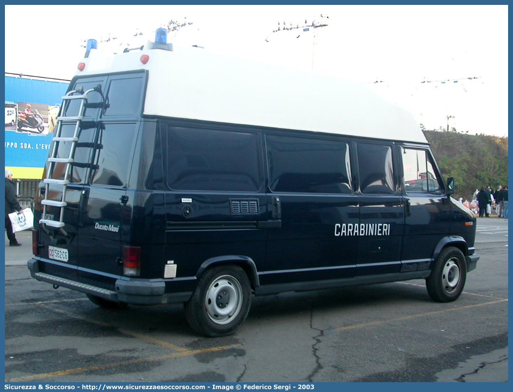 CC 562CG
Arma dei Carabinieri
Artificieri Antisabotaggio
Fiat Ducato I serie
Parole chiave: CC;C.C.;Arma;Carabinieri;Arma dei Carabinieri;Artificieri;Antisabotaggio;Fiat;Ducato;562CG