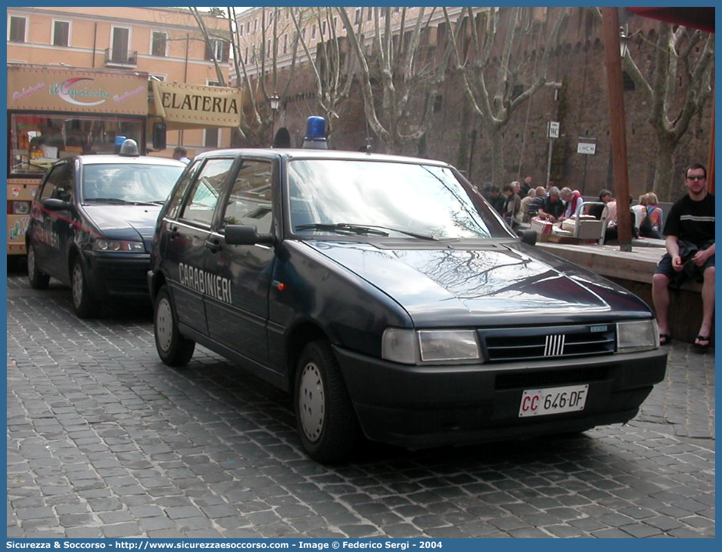 CC 646DF
Arma dei Carabinieri
Fiat Uno II serie
Parole chiave: CC646DF;Arma dei Carabinieri;Fiat Uno II serie