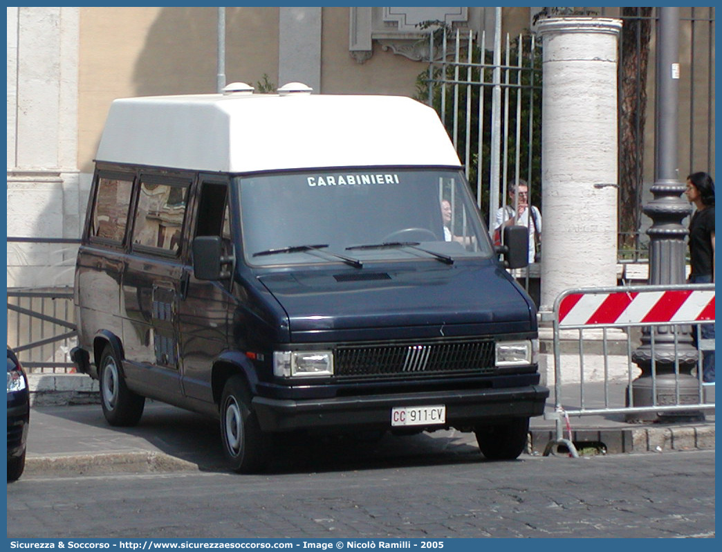 CC 911CV
Arma dei Carabinieri
Fiat Ducato I serie restyling
Autoristoro
Parole chiave: CC911CV;Arma dei Carabinieri;Fiat Ducato I serie restyling;Autoristoro