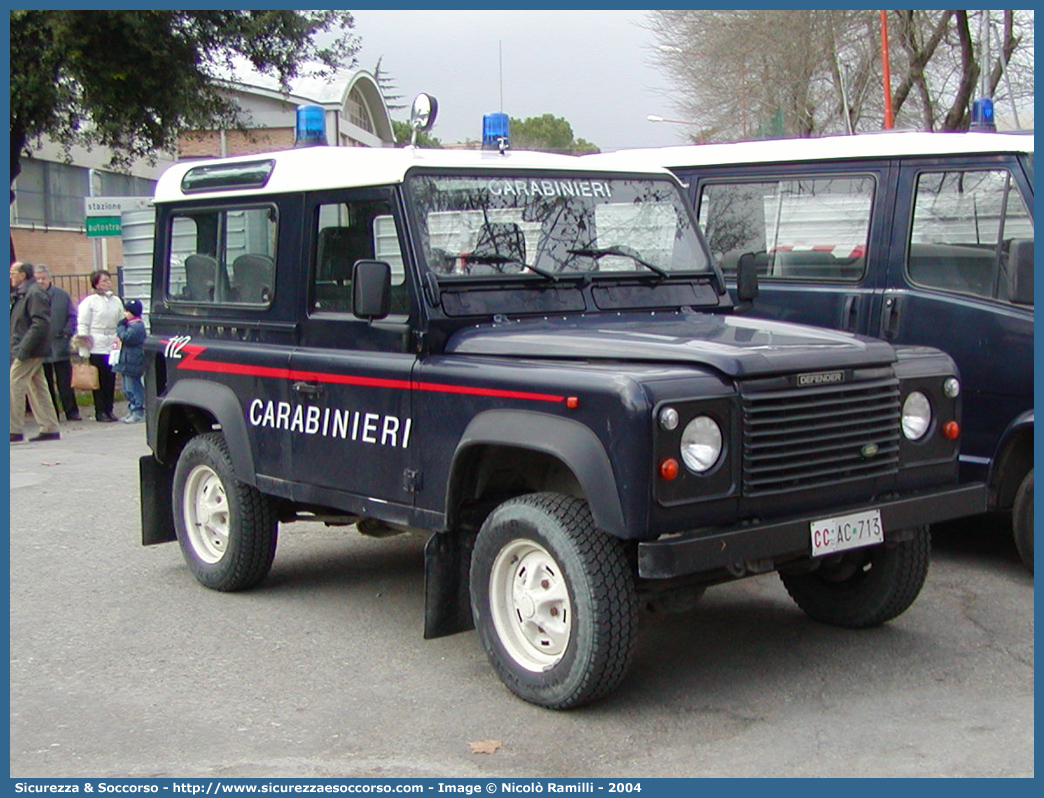 CC AC713
Arma dei Carabinieri
Land Rover Defender 90
Parole chiave: CCAC713;Arma dei Carabinieri;Land Rover Defender 90