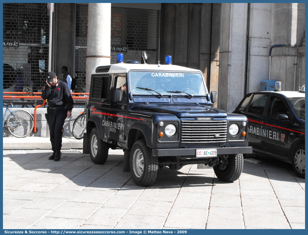 CC AE409
Arma dei Carabinieri
Centro e Nuclei Cinofili
Land Rover Defender 90
Parole chiave: CCAE409;Arma dei Carabinieri;Centro e Nuclei Cinofili;Land Rover Defender 90