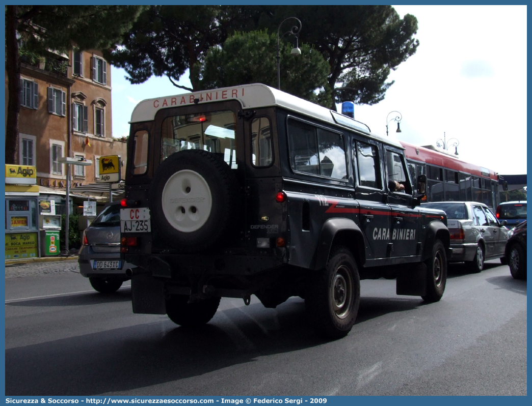 CC AJ235
Arma dei Carabinieri
Land Rover Defender 110
Parole chiave: CCAJ235;Arma dei Carabinieri;Land Rover Defender 110