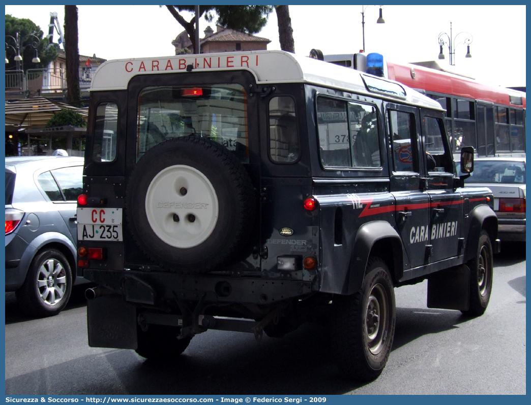 CC AJ235
Arma dei Carabinieri
Land Rover Defender 110
Parole chiave: CCAJ235;Arma dei Carabinieri;Land Rover Defender 110