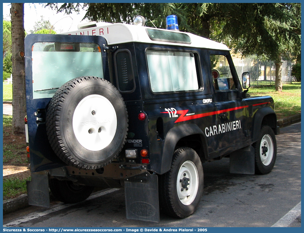 CC AJ256
Arma dei Carabinieri
Centro e Nuclei Cinofili
Land Rover Defender 90
Parole chiave: CCAJ256;Arma dei Carabinieri;Centro e Nuclei Cinofili;Land Rover Defender 90