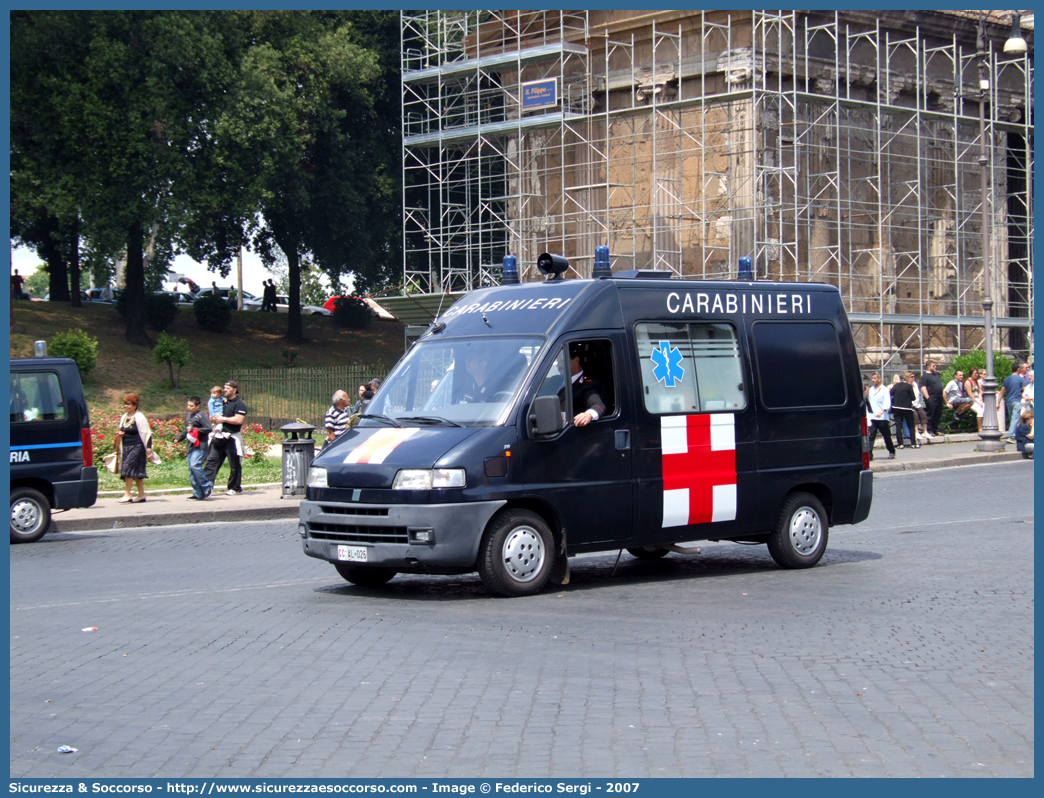 CC AL026
Arma dei Carabinieri
Servizio Sanitario
Fiat Ducato II serie
Parole chiave: CC;C.C.;Arma;dei;Carabinieri;Servizio;Sanitario;Ambulanza;Autoambulanza;Fiat;Ducato