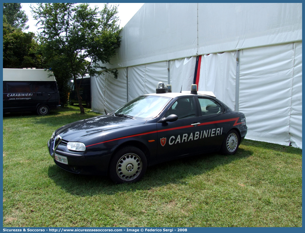 CC BA901
Arma dei Carabinieri
Alfa Romeo 156 I serie
con sistema "Falco"
Parole chiave: CC;C.C.;Arma;dei;Carabinieri;Nucleo;Operativo;e;Radiomobile;Radio Mobile;NORM;N.O.R.M.;NRM;N.R.M.;Alfa;Romeo;156