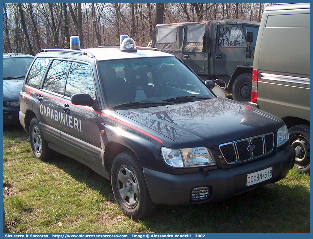 CC BN618
Arma dei Carabinieri
Subaru Forester II serie
Parole chiave: CCBN618;Arma dei Carabinieri;Subaru Forester II serie