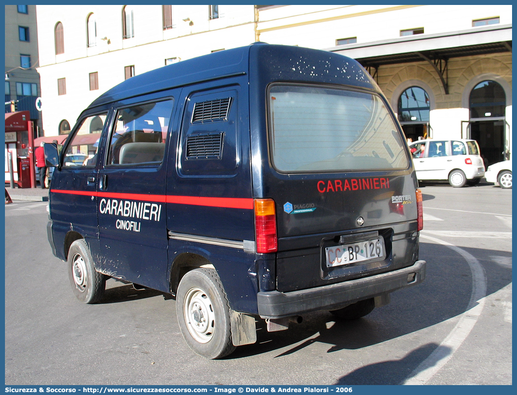 CC BP126
Arma dei Carabinieri
Centro e Nuclei Cinofili
Piaggio Porter I serie
Parole chiave: CCBP126;Arma dei Carabinieri;Centro e Nuclei Cinofili;Piaggio Porter I serie