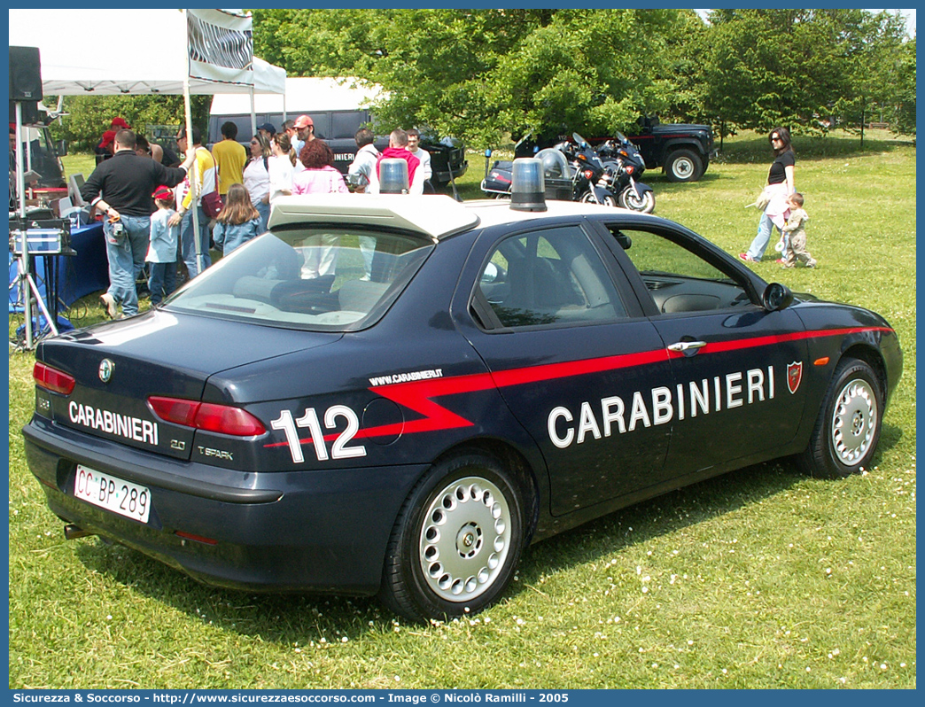 CC BP289
Arma dei Carabinieri
Alfa Romeo 156 I serie
con sistema "Falco"
Parole chiave: CC;C.C.;Arma;dei;Carabinieri;Nucleo;Operativo;e;Radiomobile;Radio Mobile;NORM;N.O.R.M.;NRM;N.R.M.;Alfa;Romeo;156