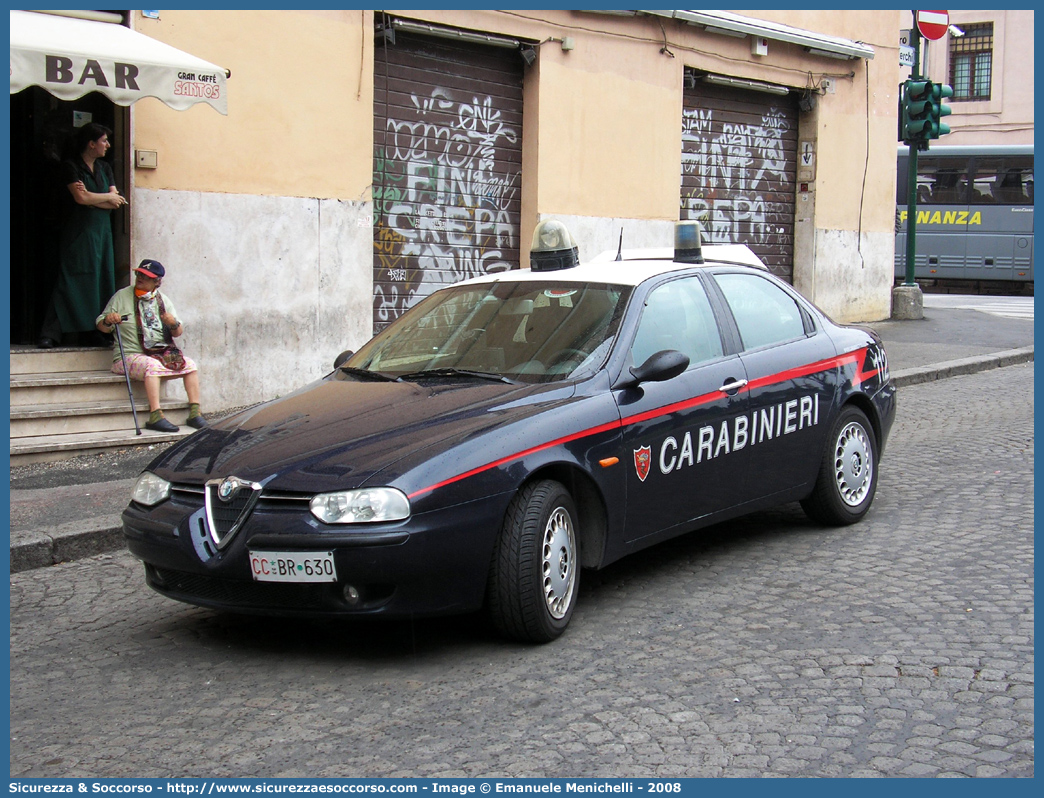 CC BR630
Arma dei Carabinieri
Alfa Romeo 156 I serie
con sistema "Falco"
Parole chiave: CC;C.C.;Arma;dei;Carabinieri;Nucleo;Operativo;e;Radiomobile;Radio Mobile;NORM;N.O.R.M.;NRM;N.R.M.;Alfa;Romeo;156