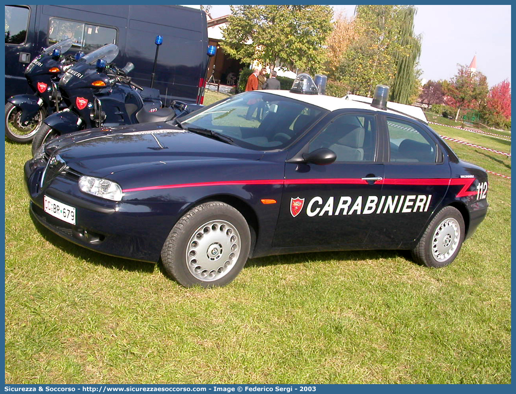 CC BR679
Arma dei Carabinieri
Alfa Romeo 156 I serie
Parole chiave: CC;C.C.;Arma;dei;Carabinieri;Nucleo;Operativo;e;Radiomobile;Radio Mobile;NORM;N.O.R.M.;NRM;N.R.M.;Alfa;Romeo;156