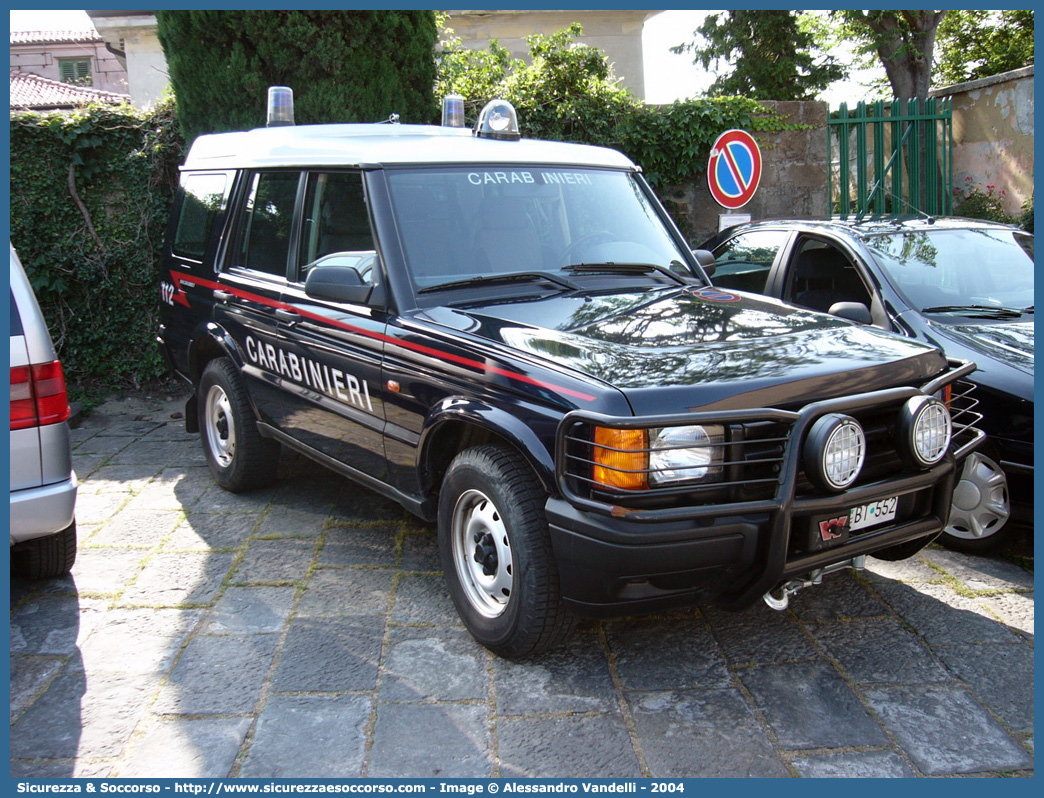 CC BT552
Arma dei Carabinieri
Land Rover Discovery II serie
Parole chiave: CCBT552;Arma dei Carabinieri;Land Rover Discovery II serie